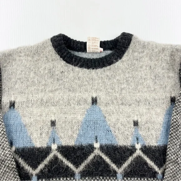 Vintage Alafoss Icewool Iceland Knit Long Sleeve Pullover Sweater - Picture 2 of 4